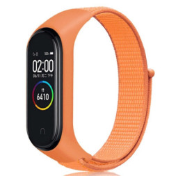 Ремінець до фітнес браслета BeCover Nylon Style для Xiaomi Mi Smart Band 7 Orange (707665)