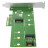 Контролер Maiwo Multi-Size PCIex4 &amp; SATA to M.2 (M-Key or B-key) KT015 SSD (45774)