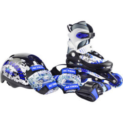 Роликові ковзани Action Zero Комплект Синій 26-29 (PW117CE308905/26-29)