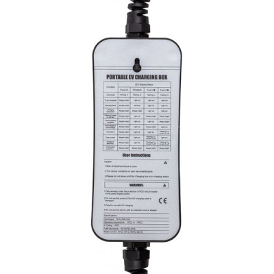 Зарядний пристрій для електромобіля HiSmart Type 2 - Schuko (220V), 16A, 3.6кВт, 1-фазное, 5м (EV200696)