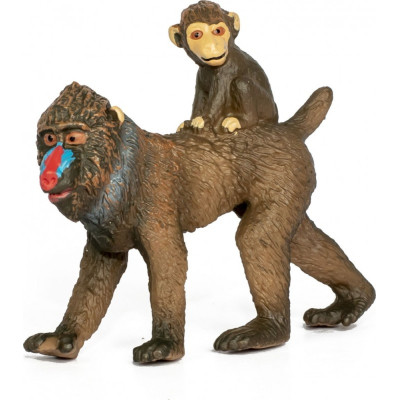 Фігурка Kids Team Сафарі самка Мандрил із дитиною (Q9899-A81_5)