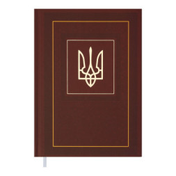 Тижневик Buromax недатований Nation A5 коричневий 288 сторінок (BM.2006-25)