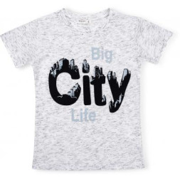 Футболка дитяча Breeze &quot;BIG CITY LIFE&quot; (11129-128B-gray)
