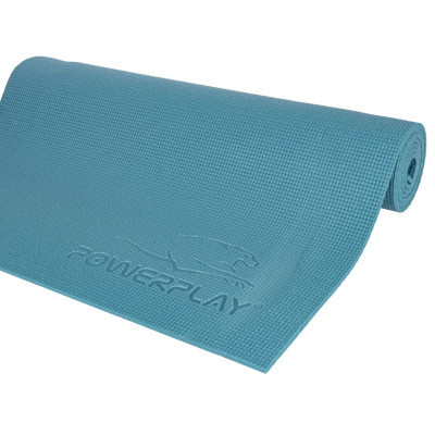 Килимок для йоги PowerPlay 4010 PVC Yoga Mat 173 x 61 x 0.6 см Зелений (PP_4010_Green_(173*0,6))
