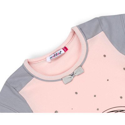 Піжама дитяча Matilda сорочка Із зірочкамі (7992-3-116G-pink)