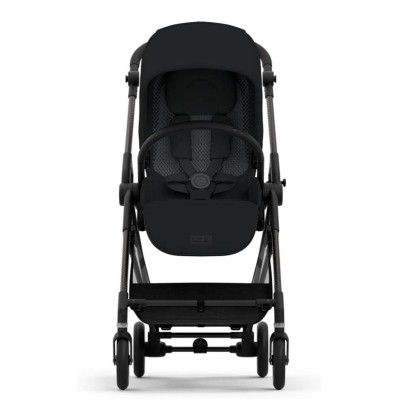 Коляска Cybex Melio Carbon Moon Black (з бампером) (522002639)
