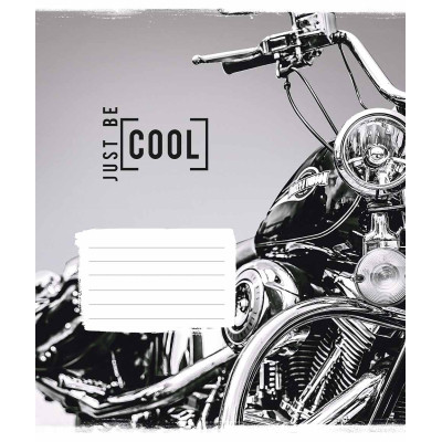 Зошит Школярик Just be cool 24 аркуша клітинка (024-3383K)