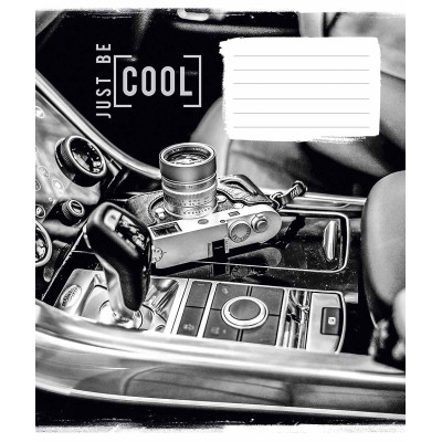 Зошит Школярик Just be cool 24 аркуша клітинка (024-3383K)