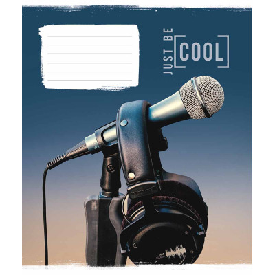 Зошит Школярик Just be cool 24 аркуша клітинка (024-3383K)