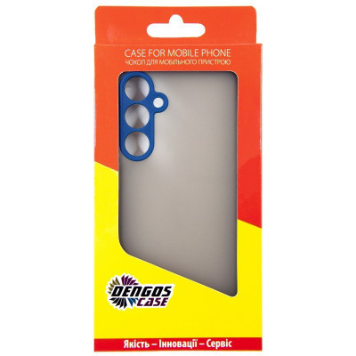 Чохол до мобільного телефона Dengos Matte Samsung Galaxy A55 5G (Blue) (DG-TPU-MATT-143)