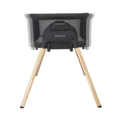 Ліжечко Espiro люлька TULLY 11 TIMBER BLACK (5905683800013)