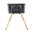 Ліжечко Espiro люлька TULLY 11 TIMBER BLACK (5905683800013)