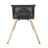 Ліжечко Espiro люлька TULLY 11 TIMBER BLACK (5905683800013)
