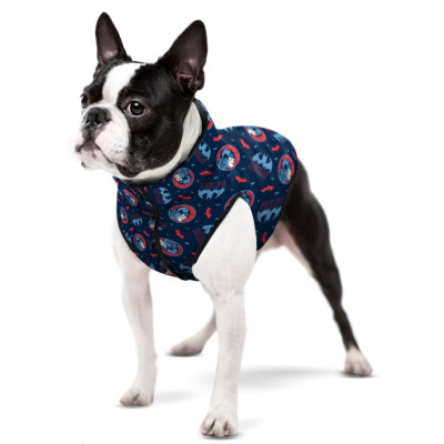 Курточка для тварин WAUDOG Clothes &quot;Бетмен червоно-блакитний&quot; M 50 (0950-4003)