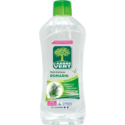 Рідина для чищення ванн L&#039;Arbre Vert мультиочисник Розмарин 1 л (3450601026171)