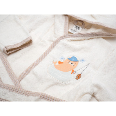 Халат дитячий Bibaby махровий (66189-86-cream)