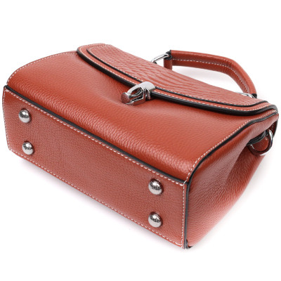 Сумка Vintage З натуральної шкіри Коричнева (22417)