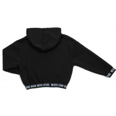 Кофта дитяча A-Yugi с капюшоном (4320-146G-black)