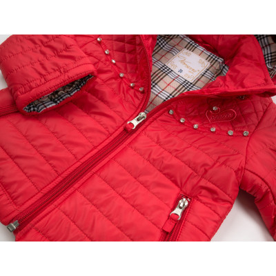 Куртка дитяча Verscon стеганая (3174-104G-red)