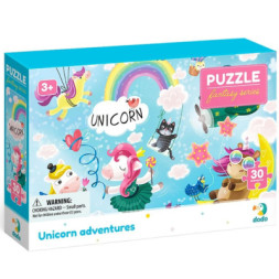 Пазл DoDo Пригоди єдиноріжків, 30 елементів (300416)