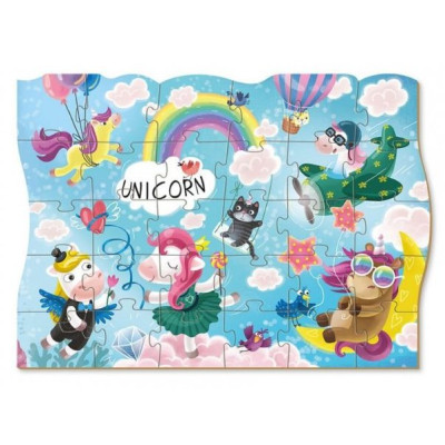 Пазл DoDo Пригоди єдиноріжків, 30 елементів (300416)