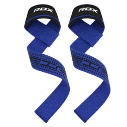 Кистьові лямки RDX S4 Gym Cotton Gel Straps Black Plus (WAC-S4B+)