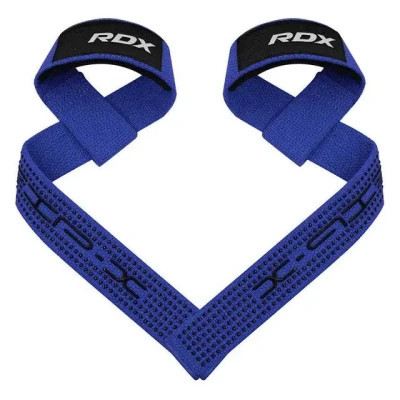 Кистьові лямки RDX S4 Gym Cotton Gel Straps Black Plus (WAC-S4B+)