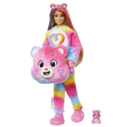 Лялька Barbie Cutie Reveal Care bears Нова хвиля Ведмедик Єдність (JFV60)