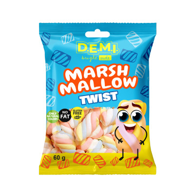 Маршмеллоу Demi Твіст 60 г (de.22385)