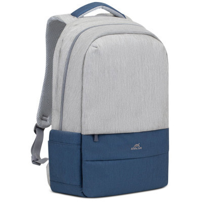 Рюкзак для ноутбука RivaCase 17.3&quot; 7567 Prater, Grey / Dark Blue (7567Grey/DarkBlue)
