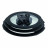 Кришка для посуду Tefal Ingenio, набір 3 шт, скло, пластик, чорний (L9849053)