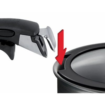 Кришка для посуду Tefal Ingenio, набір 3 шт, скло, пластик, чорний (L9849053)