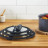 Кришка для посуду Tefal Ingenio, набір 3 шт, скло, пластик, чорний (L9849053)