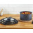 Кришка для посуду Tefal Ingenio, набір 3 шт, скло, пластик, чорний (L9849053)