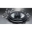 Кришка для посуду Tefal Ingenio, набір 3 шт, скло, пластик, чорний (L9849053)
