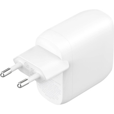 Зарядний пристрій Belkin 30W 2хUSB-С PD PPS white (WCB010VFWH)