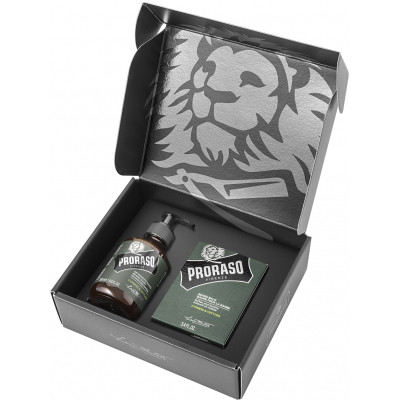 Набір косметики Proraso Cypress &amp; Vetyver для бороди Шампунь 200 мл + Бальзам 100 мл (8004395007370)