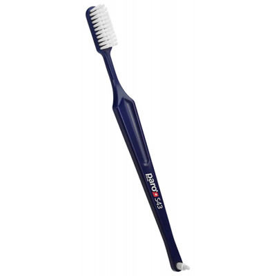 Зубна щітка Paro Swiss S43 м&#039;яка синя (7610458007099-dark-blue)