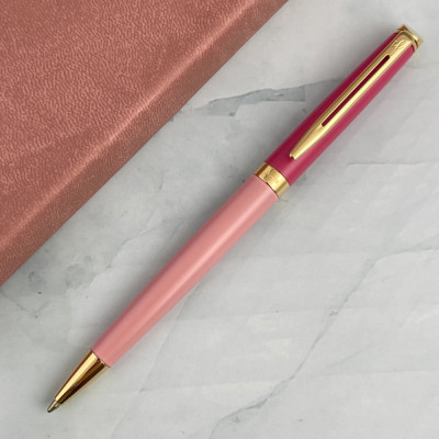 Ручка кулькова Waterman HEMISPHERE Colour Blocking Pink GT BP (22 581)