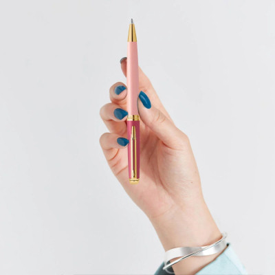 Ручка кулькова Waterman HEMISPHERE Colour Blocking Pink GT BP (22 581)