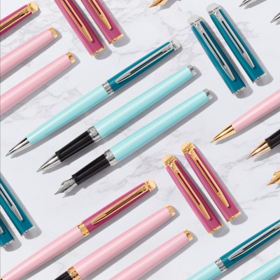 Ручка кулькова Waterman HEMISPHERE Colour Blocking Pink GT BP (22 581)