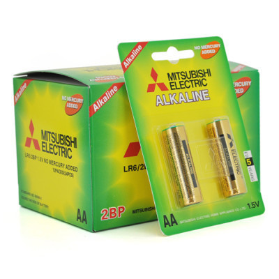 Батарейка Mitsubishi AA LR6 Alkaline * 2 (MS/LR6/2BP)