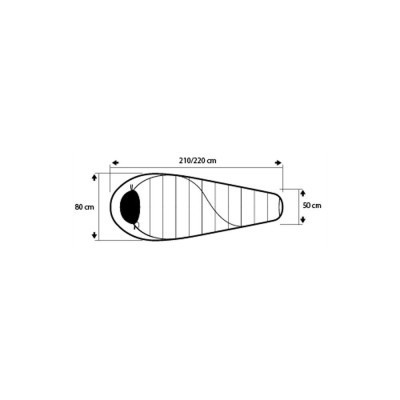 Спальный мешок Trimm Balance kiwi green/dark grey 185 R (001.009.0146)