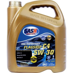 Моторна олива SASH FLAGSHIP C4 5W30 RenaultRN0720 5л (100109)