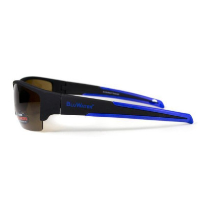 Сонцезахисні окуляри BluWater Daytona-2 Polarized Гідрофобні коричневі лінзи (Repelon™) (4ДЕЙТ2-Г50П)