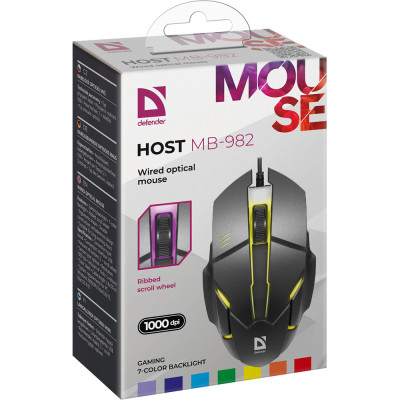 Мишка Defender Host MB-982 USB Black (52982)