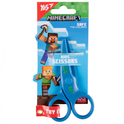 Ножиці Yes Minecraft 10,8 см безпечні пластикові (480450)