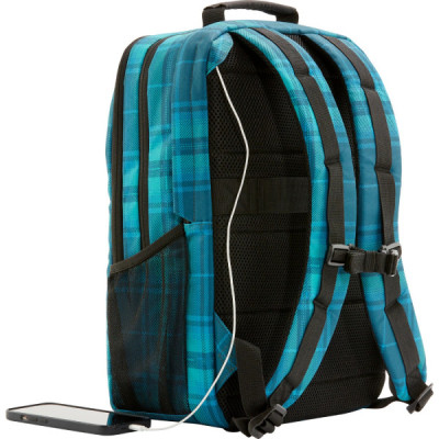 Рюкзак для ноутбука HP 16.1&quot; Campus Tartan Plaid Blue (7J594AA)