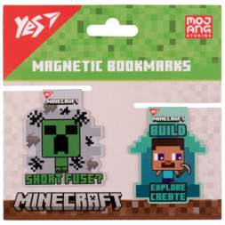Закладки для книг Yes магнітні Minecraft friends 2 шт (708102)