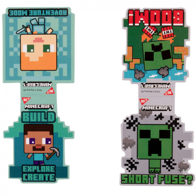Закладки для книг Yes магнітні Minecraft friends 2 шт (708102)